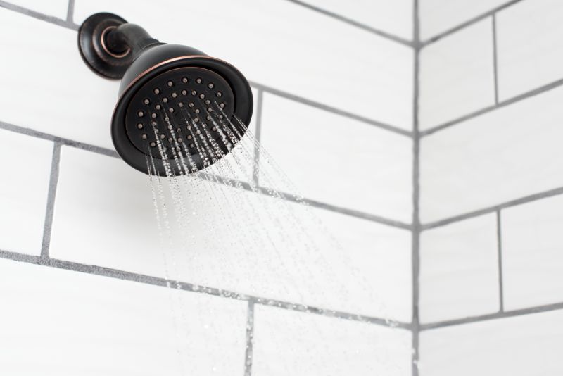 Rain Shower Head Mounted from Ceiling