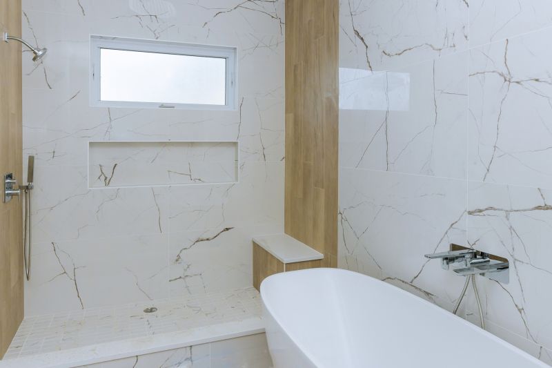 Built-in Niche with Accent Tile